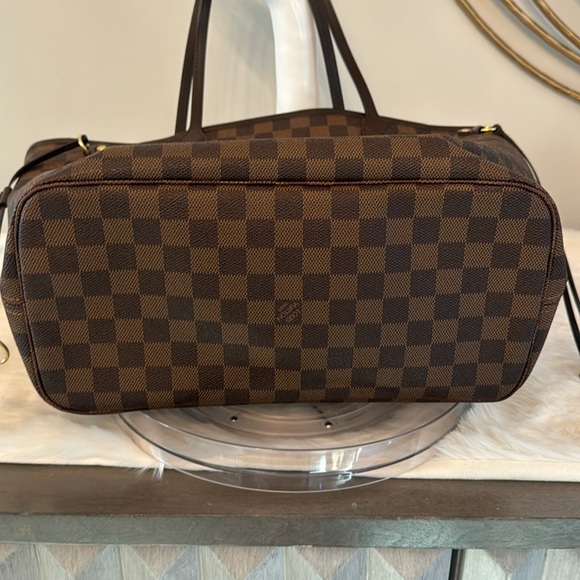 Louis Vuitton Neverfull Damier MM Brown/Cherry EUC 💯Authentic - Picture 7 of 17
